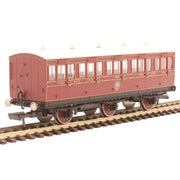 Hornby R40136 OO NBR 6 Wheel Coach 3rd Class Fitted Lights 1169