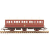 Hornby R40136 OO NBR 6 Wheel Coach 3rd Class Fitted Lights 1169