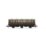 Hornby R40306 OO GWR 6 Wheel Coach 3rd Class 2523