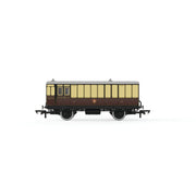 Hornby R40310 OO GWR 4 Wheel Coach Passenger Brake 505