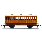 Hornby R40415 IoWCR 4 Wheel Coach 5 Door 3rd Class Era 2