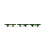 Hornby R60014 OO L&MR Flat Bed Wagon Pack