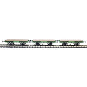 Hornby R60014 OO L&MR Flat Bed Wagon Pack