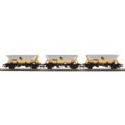 Hornby R60065 OO HAA Hopper Wagons Three Pack BR Coal Sector