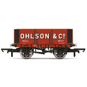 Hornby R60096 OO 6 Plank Wagon Ohlson and Co