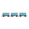Hornby R60115 OO 12T Fish Van Three Pack BR