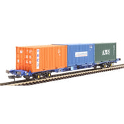 Hornby R60131 Touax KFA Container Wagon 3x20 Containers Era11