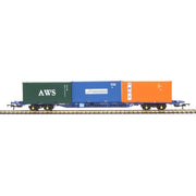 Hornby R60131 Touax KFA Container Wagon 3x20 Containers Era11
