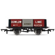 Hornby R6947 OO Dowlow Lime 5 Plank Wagon No. 7