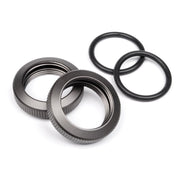 HPI 102155 Shock Adjuster Nut 20mm Gunmetal 2pc