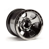 HPI 105280 Warlock Wheel 2.2in Black Chrome 2pcs