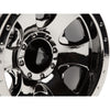 HPI 105280 Warlock Wheel 2.2in Black Chrome 2pcs