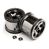 HPI 105280 Warlock Wheel 2.2in Black Chrome 2pcs