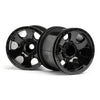 HPI 106724 Warlock Wheel Black 2.2In 2pc