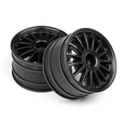 HPI 107972 WR8 Tarmac Wheel Black 2.2in 57x35mm (2pce)