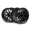 HPI 109155 BBS Spoke Wheel 48X34mm Black (14mm Offset/2pce)