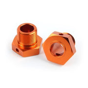 HPI 160138 17mm Hex Hub Adaptor Orange 2pc