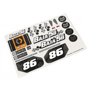HPI 160331 Baja 5B-1 Buggy Clear Body with 2022 Decals