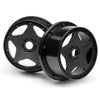 HPI 3221 Super Star Wheel Black (120x60mm/2pcs)