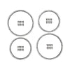 HPI 3242 Wheel Bead Lock Rings (Silver/for 2 Wheels)