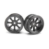 HPI 3944 MX60 8 Spoke Wheel Gumetal 6mm Offset 2pce