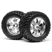 HPI 4728 Mounted Goliath Tyre 178x97mm on Tremor Wheel Chrome