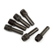HPI 86094 Screw Shaft M4 X 2.5 X 12 mm Black 6pc - Metro Hobbies