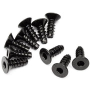 HPI 94303 TP. Flat Head Screw M3x8mm Hex Socket 10pcs