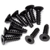 HPI 94304 TP. Flat Head Screw M3x10mm Hex Socket 10pcs