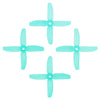 HQ Durable Quad Prop 3x3x4 Light Blue Poly Carbonate