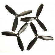 HQ Durable Triple Prop 5x4x3 S-Tip Black Poly Carbonate