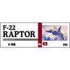 Hasegawa 1/48 F-22A Raptor*