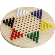 Classic Game Collection Chinese Checkers Wood With Pegs