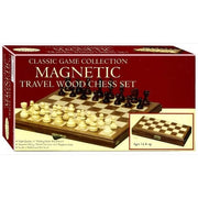 Classic Game Collection Chess Walnut 11in Magnetic