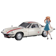 Hasegawa SP459 1/24 NERV Official Business Coupe with Asuka Langley Shikinami Figure Rebuild of Evangelion