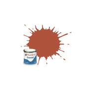 Humbrol Enamel 100 Red Brown Matt