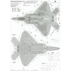 Hasegawa H52293 1/48 F-22 Raptor Blue Nose Detail Up Version