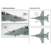 Hobby Master HA5152 1/72 EA-18G Growler RAAF A46-306 No.6 Sqn 100th Anniversary Diecast Aircraft