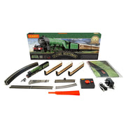 Hornby Train Set - R1255M Flying Scotsman - OO Gauge Analog Locomotives - Electric Train Construction Kit - Steam Engine Model Building Kit, 1:76 Scale Hornby Train Set - R1255M Flying Scotsman - OO Gauge Analog Locomotives - Electric Train Construction Kit - Steam Engine Model Building Kit, 1:76 Scale