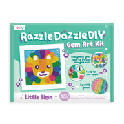Ooly Razzle Dazzle DIY Gem Art Kit Lion