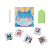 Ooly Razzle Dazzle Mini DIY Gem Art Kit Cutesy Cat