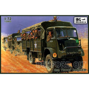 IBG Models 72003 1/72 Bedford QLT 4x4 Troop Carrier Plastic Model Kit