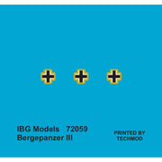 IBG Models 72059 1/72 Bergepanzer III Easy Assembley Kit