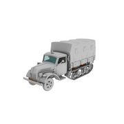 IBG Models 72074 1/72 V3000S/SSM Maultier German Halftrack with tall cargo bed and tarpaulin