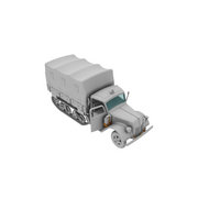 IBG Models 72074 1/72 V3000S/SSM Maultier German Halftrack with tall cargo bed and tarpaulin