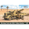 IBG Models 72098 1/72 3RO Italian Truck With 100/17 100Mm Howitzer