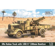 IBG Models 72098 1/72 3RO Italian Truck With 100/17 100Mm Howitzer