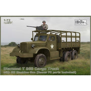 IBG Models 72083 1/72 Diamond T 968 Cargo Truck with M2 Machine gun + PE parts Plastic Model Kit