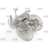ICM 24042 1/24 Benz Patent-Motorwagen 1886 Easy Version Plastic Wheel Spokes