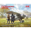 ICM 32013 1/32 Polikarpov I-153 with Soviet Pilots (1939-1942) Plastic Model Kit